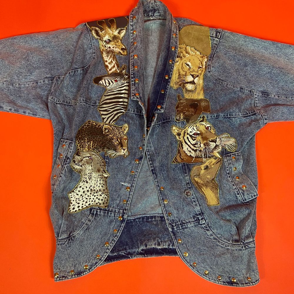 1980's Custom Full Length Denim Jacket